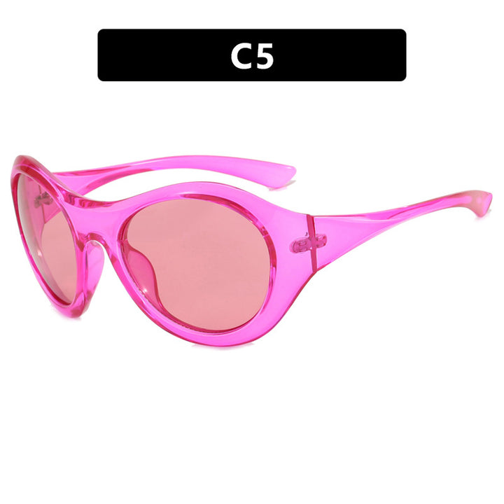 Women's retro-inspired sunglasses with oversized frame and protective lenses Skanto