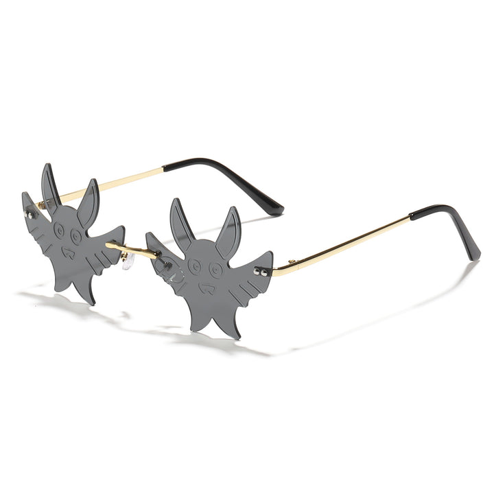Dame unik solbrille med dyredesign Skanto