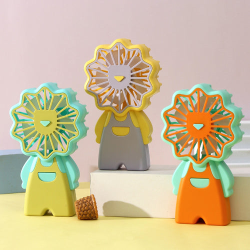 Dame Bærbar Mini-vifte i søtt blomsterdesign Skanto