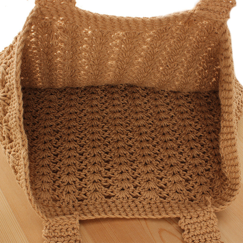 Braidet shopper-veske med praktisk innerpose Skanto