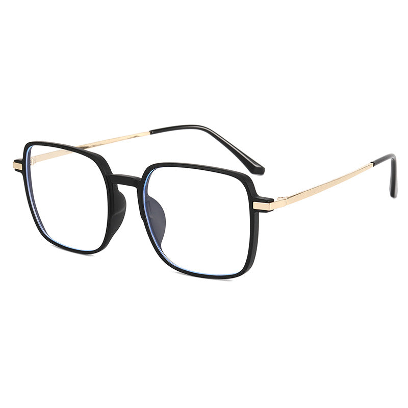 Dame moteriktig oversized solbrille med eksklusive metall-detaler Skanto