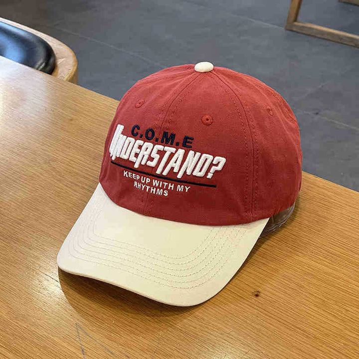Kvinners Lekne Broderte Utsagns Caps Skanto