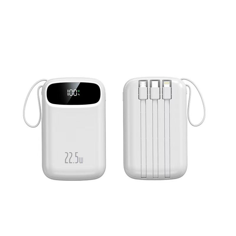 Multifunksjons Powerbank med Innebygd Lcd-Skjerm Fra Skanto