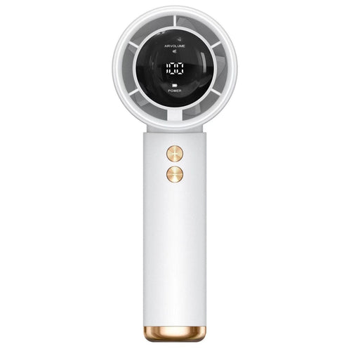 Dame Bærbar Håndvifte med digitalt LCD-display Skanto