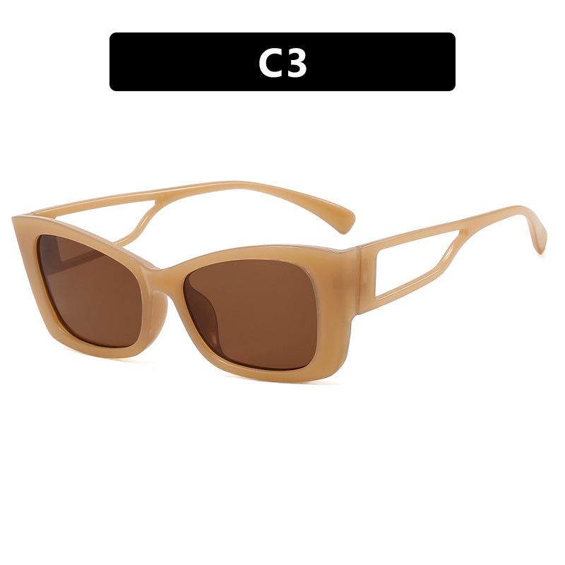 Women's Fashionable Cat-Eye Sunglasses with Stylish Frame and UV Protection Skanto