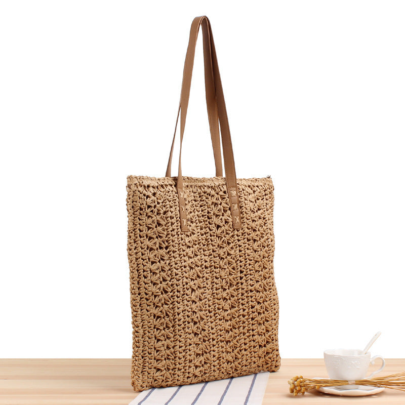 Strand shoulder bag made of handmade natural material with robust design Skanto