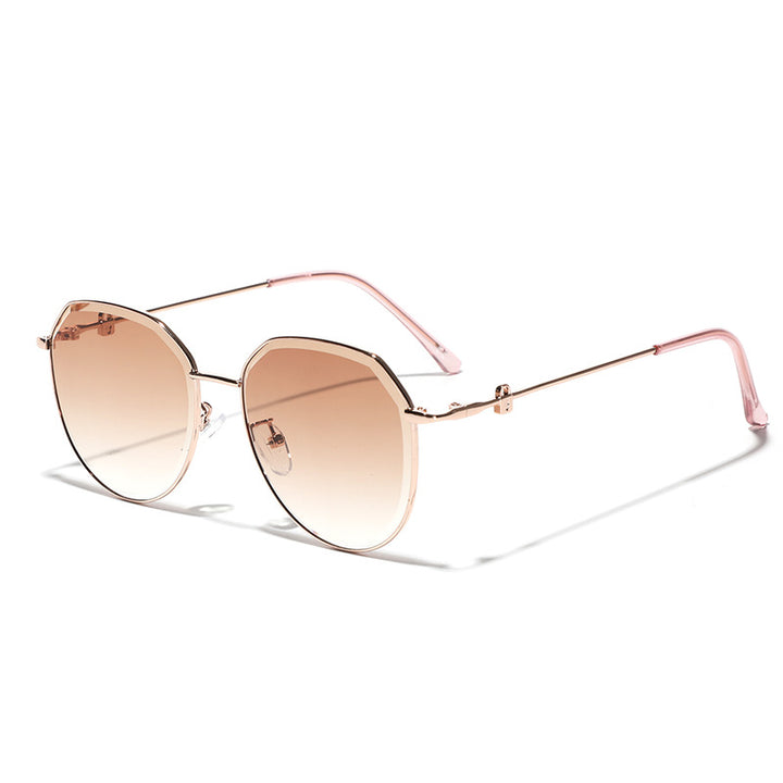 Dame geometrisk solbrille i elegant design Skanto