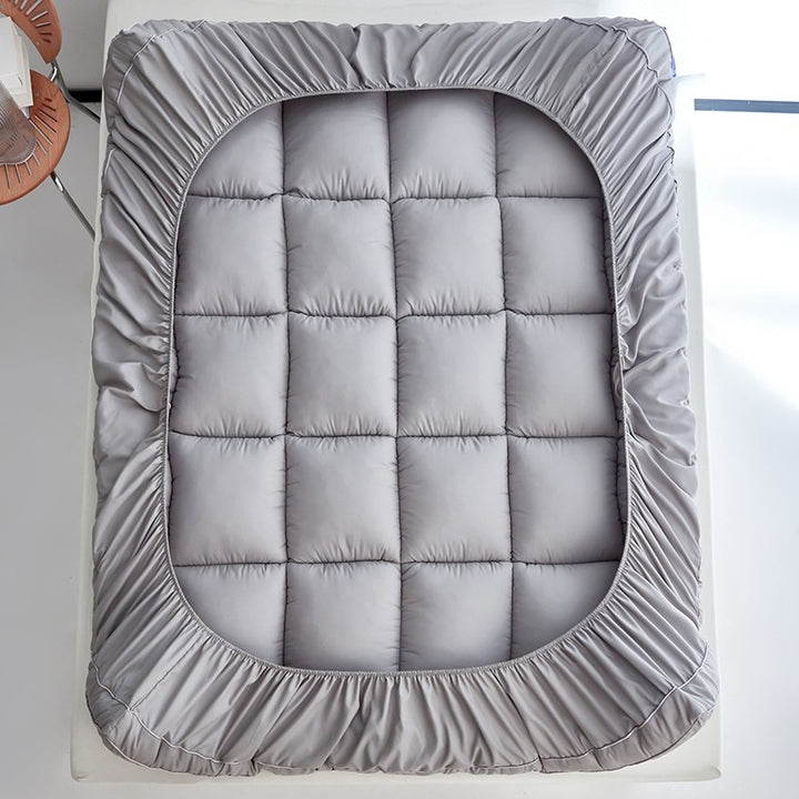 Ultimate Cooling Mattress Pad – Premium Quilted Pillow Top, Luxuriously Fluffy and Ultra-Breathable with Secure 14-18 Deep Pocket Cover – Enhanced Sleep Comfort, 1pc | Skanto