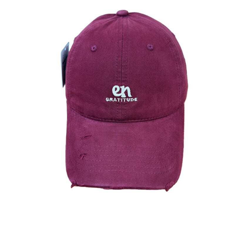 Kvinnenes Avslappet Bomullsbrodert Baseball Caps Skanto