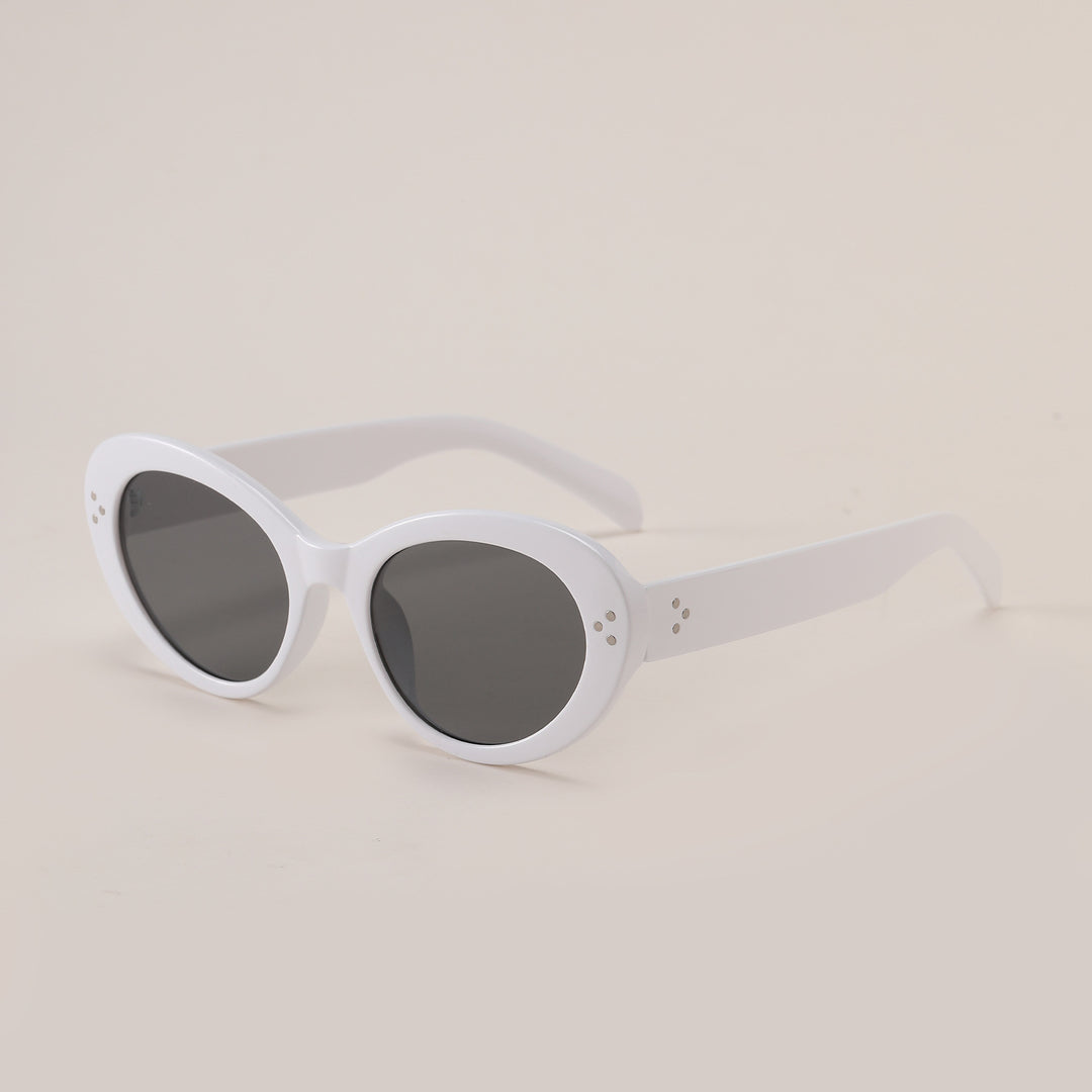 Dame moteriktig oversized solbrille med elegant ramme Skanto