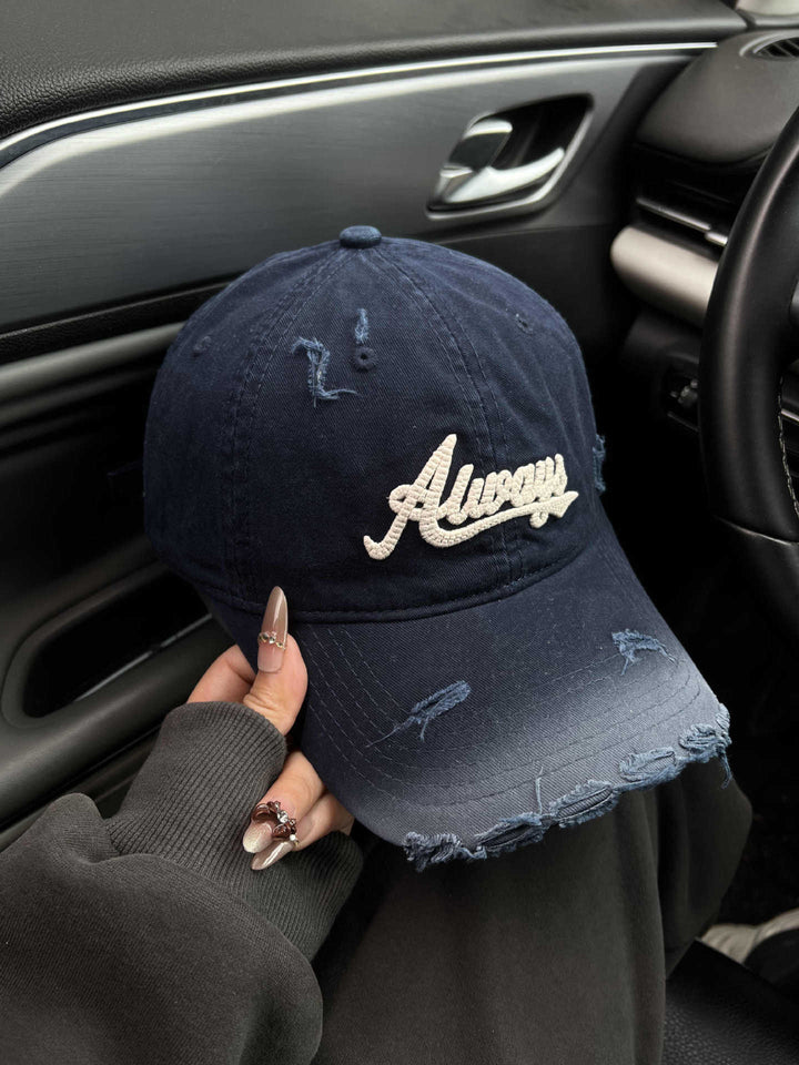 Kvinne's Slitt Grafisk Baseballcaps Skanto