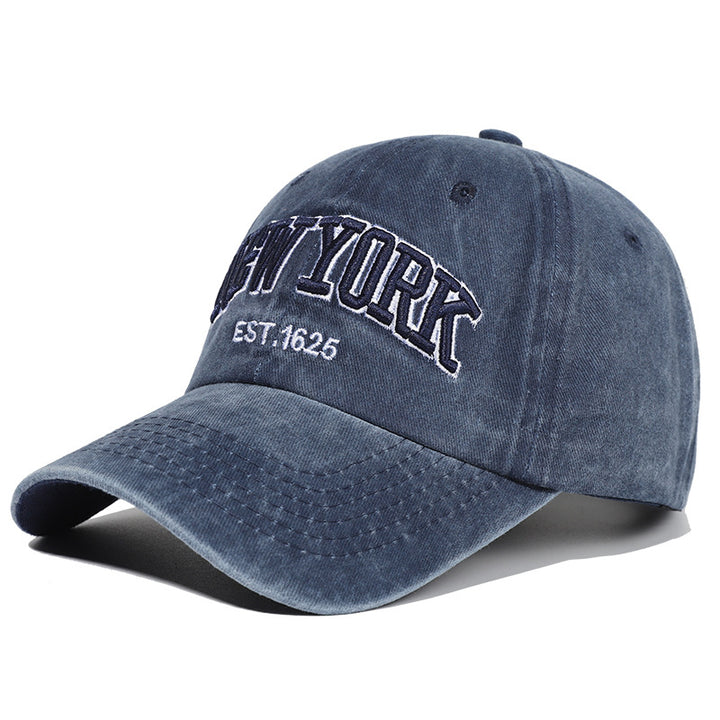 Men's Distressed Embroidered Dad Hat Skanto