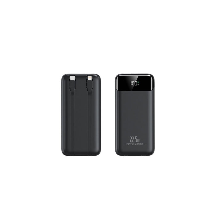 Powerbank med hurtigladingsfunksjon og digital effektindikator Skanto