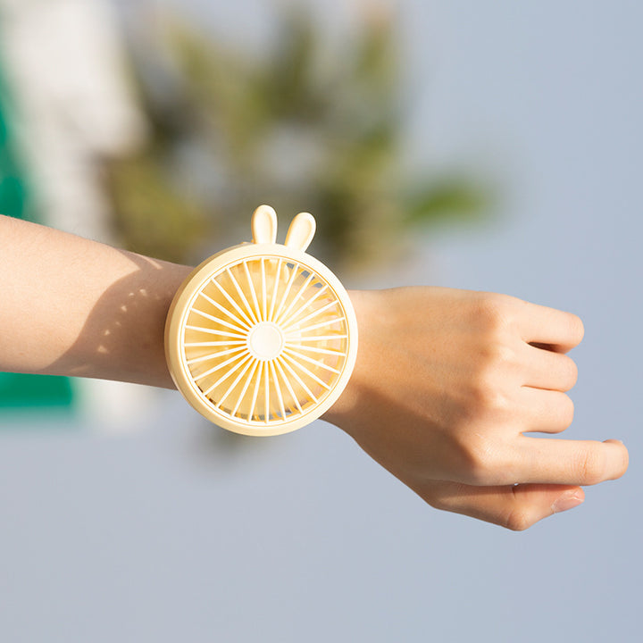 Unisex Bærbar Håndvifte med integrert Armbånd og fleksibel Lene Skanto