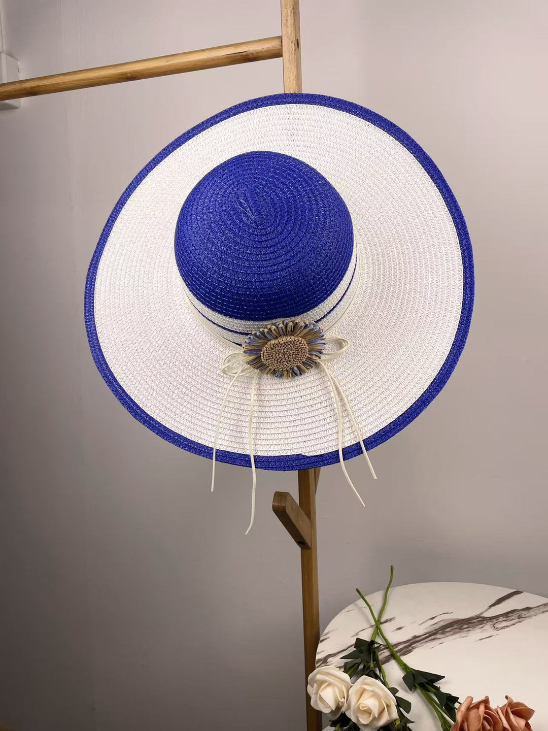 Elegant Strandveske med tilhørende solhatt Skanto