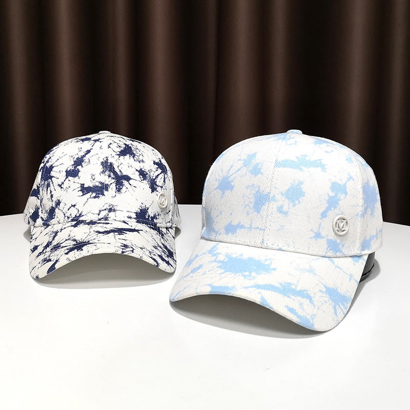 Kvinnelig Stilig Spruttrykk Baseball Caps Skanto