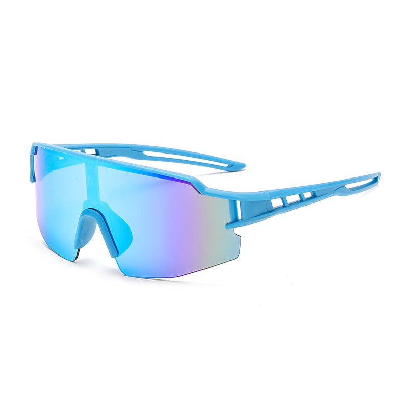 Unisex nan sporty omsluttende solbrille med ultralett polykarbonat-linse og sklisikre nesestøtter Skanto