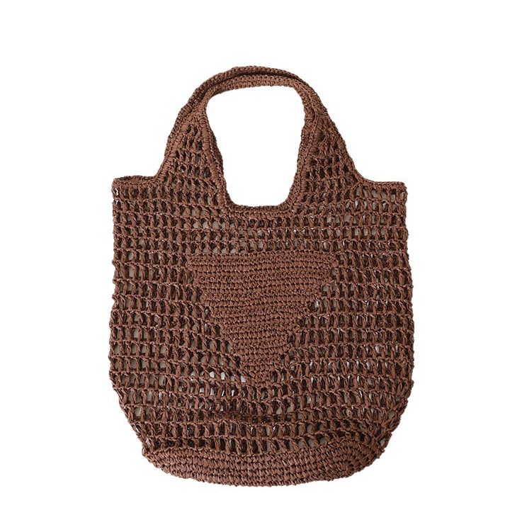 Chunky crochet tote bag with large handles Skanto