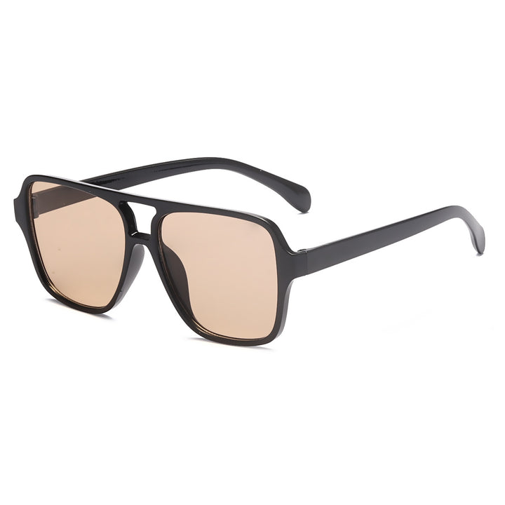 Dame kvadratisk solbrille med elegant overgangsramme Skanto