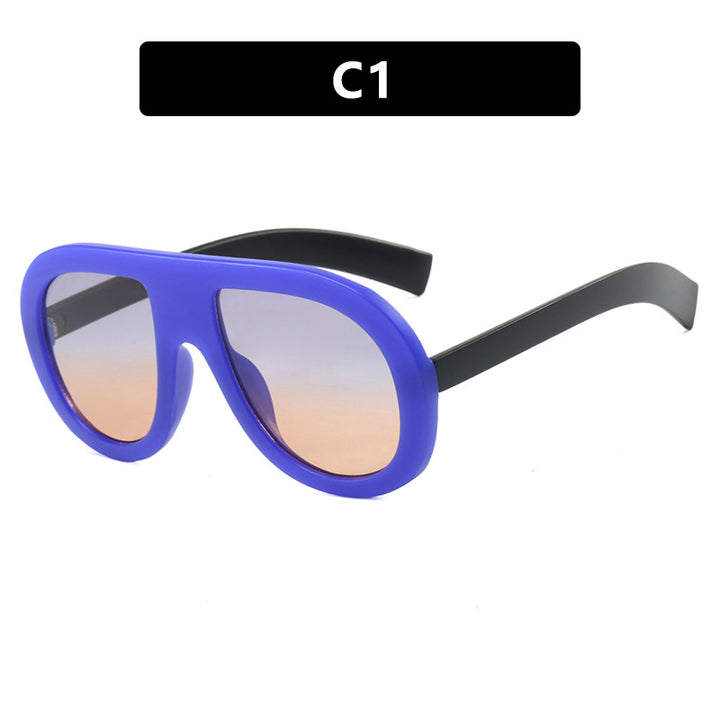 Women's oversized sunglasses in futuristic design Skanto