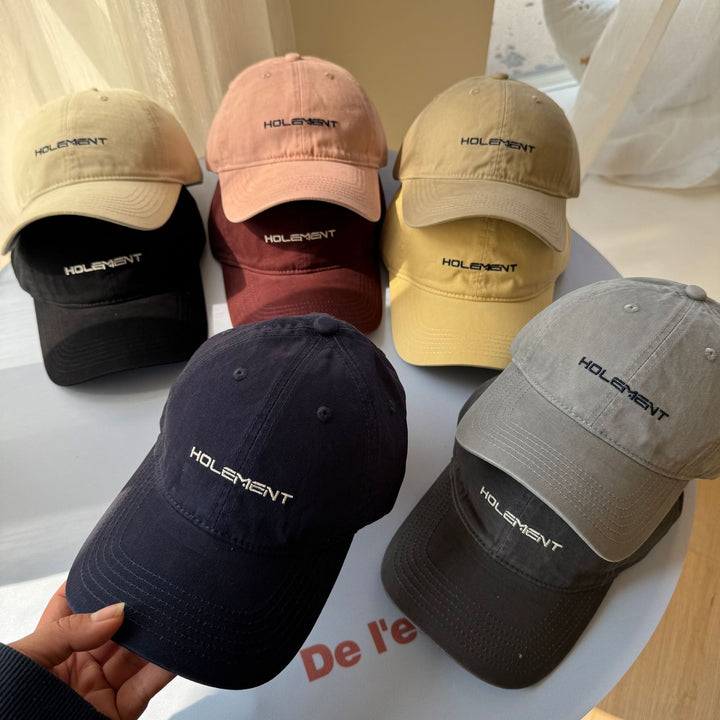 Herre Casual Brodert Bomulls Caps Skanto