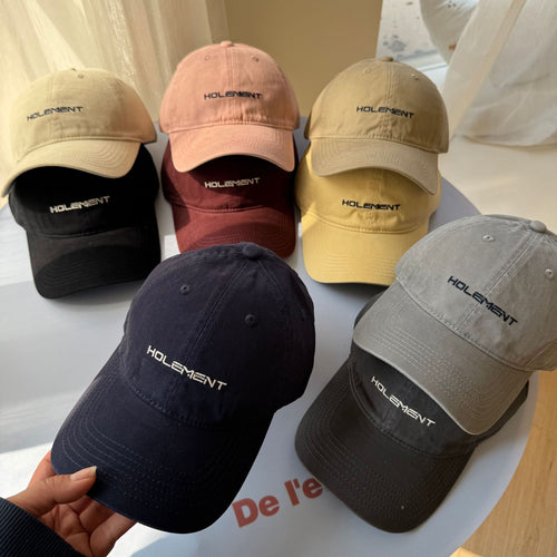 Herre Casual Brodert Bomulls Caps Skanto
