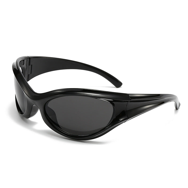 Dame sporty solbriller med aerodynamisk design og UV-beskyttelse Skanto