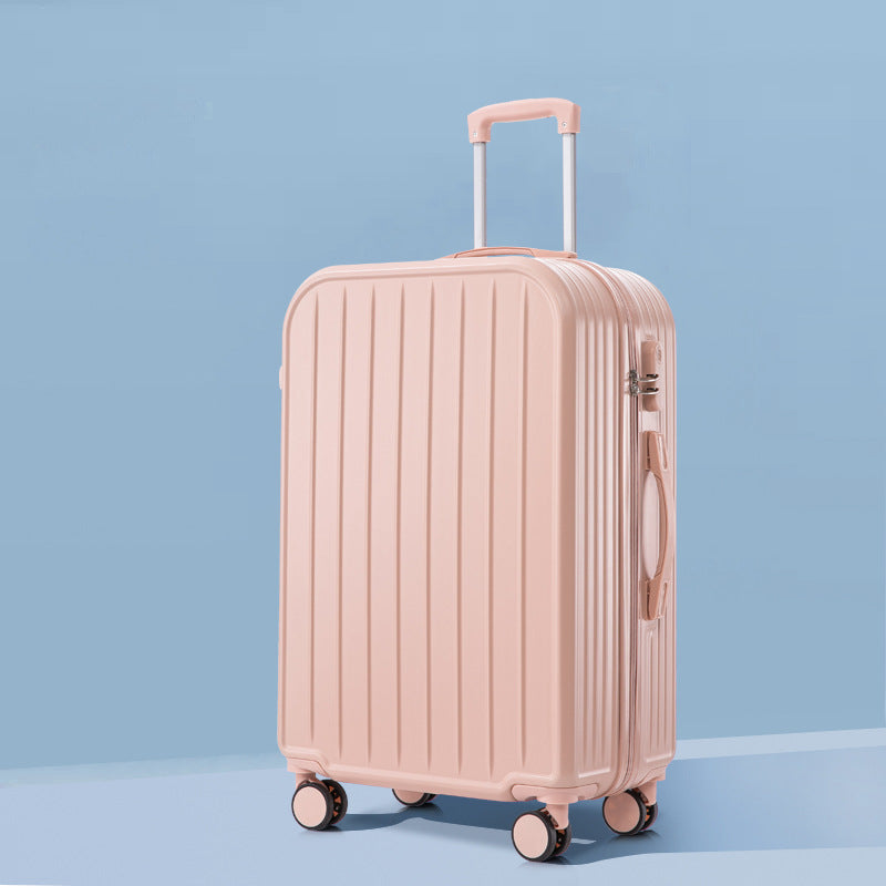 Unisex stilleggende rippled hard-shell koffert Skanto