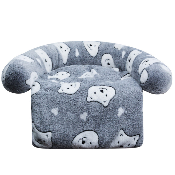 Plush Star Mønstrede Lounge Stol Hundeseng