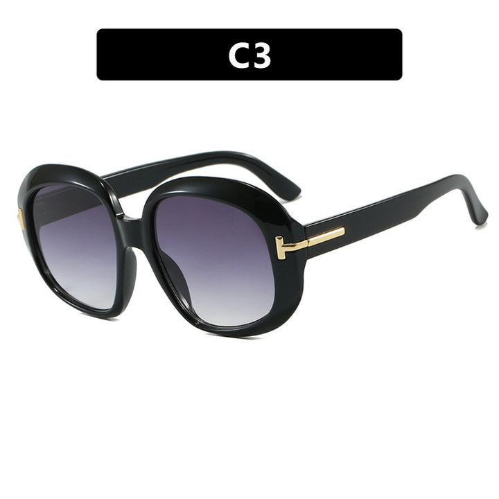 Women's oversized sunglasses with elegant frame structure and UV protection Skanto