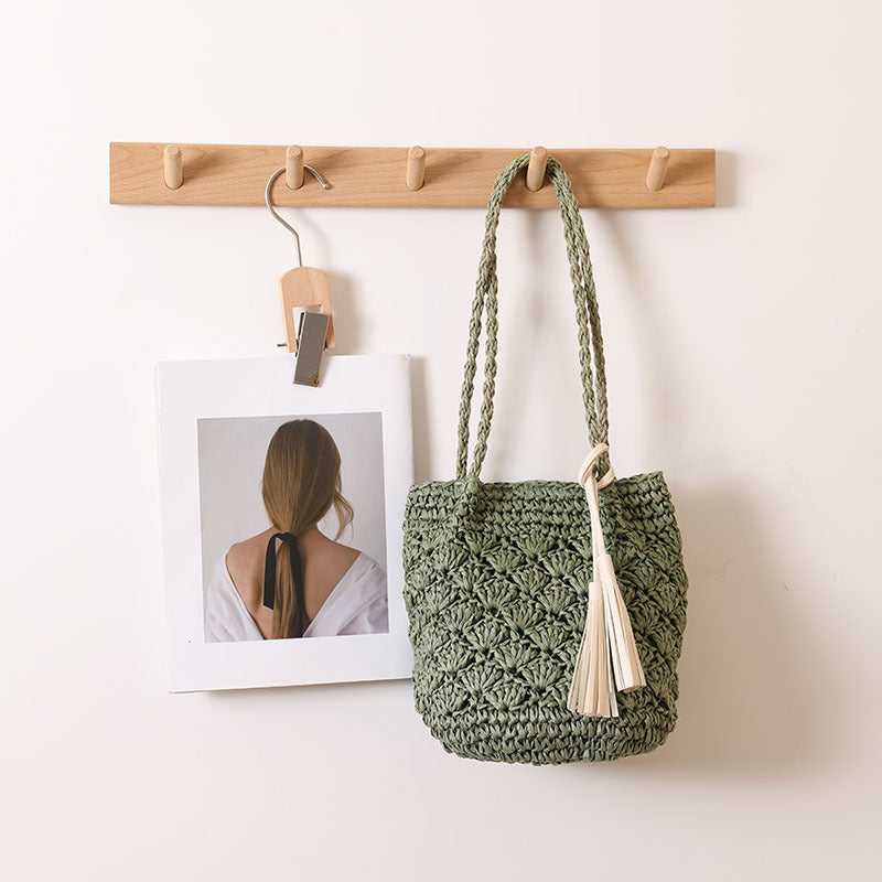 Hand-knotted macrame shoulder bag Skanto