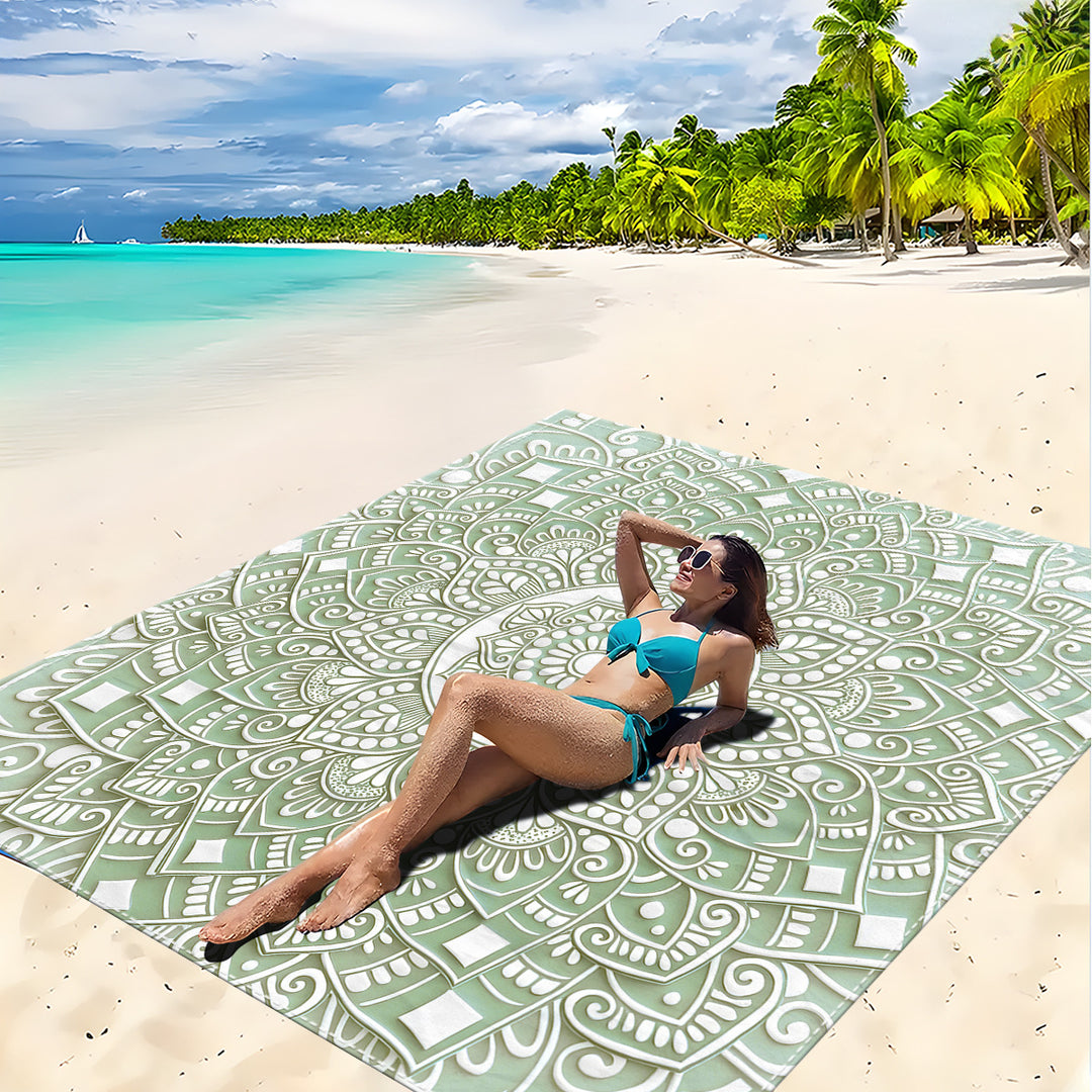 Mandala Design Strandmat Skanto