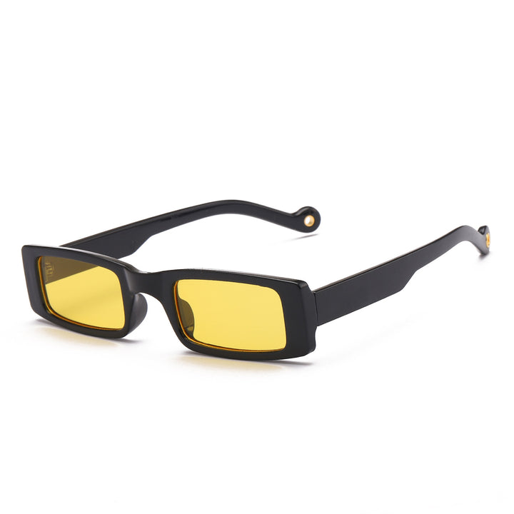 Dame moteriktig solbrille med trendy leopardmønster Skanto