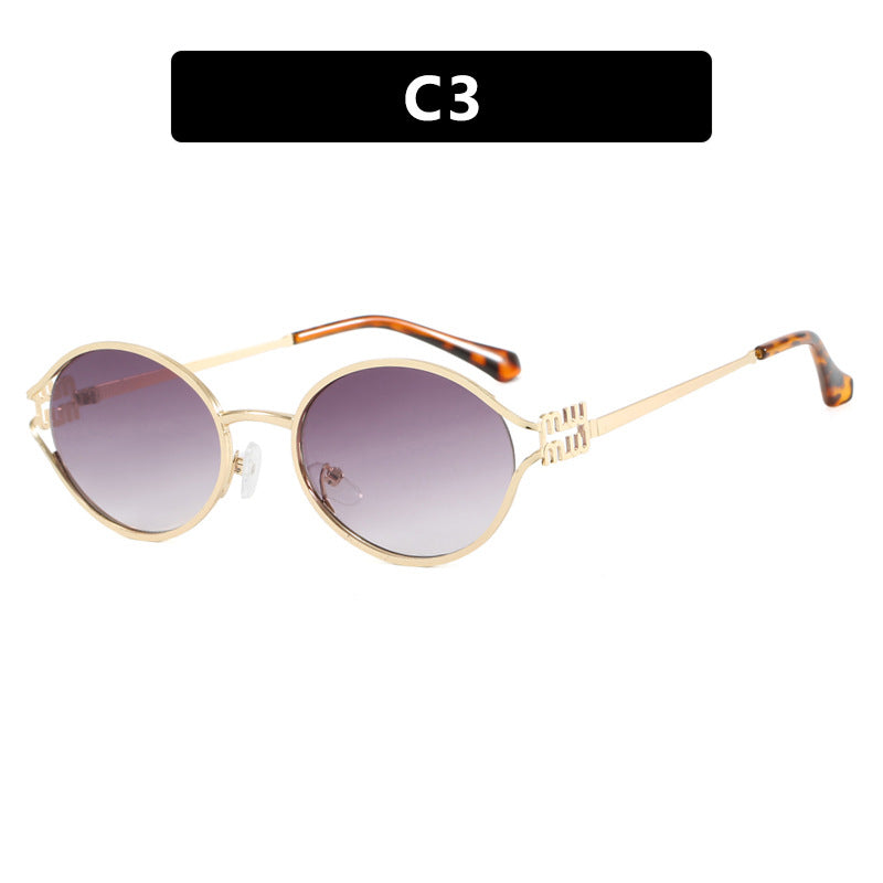 Women's elegant oval sunglasses Skanto