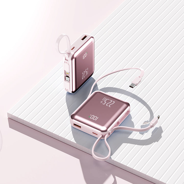 Multifunksjonell powerbank med digital skjerm Skanto