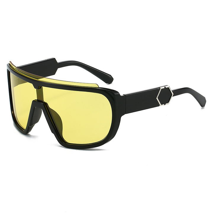 Dame trendy sports solbriller med innovativ, aerodynamisk design Skanto