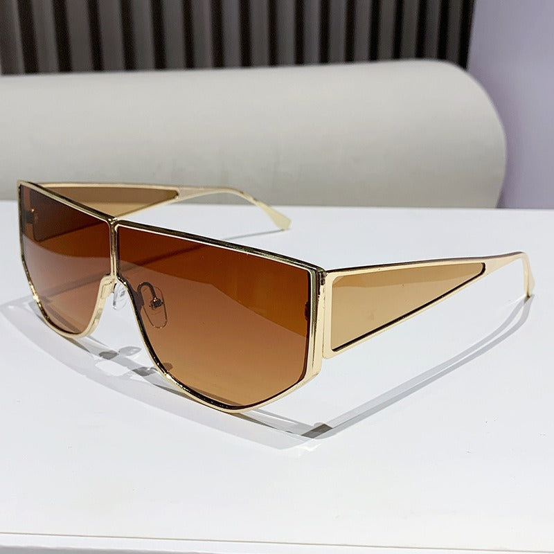 Men's Bold Statement Shield Sunglasses Skanto