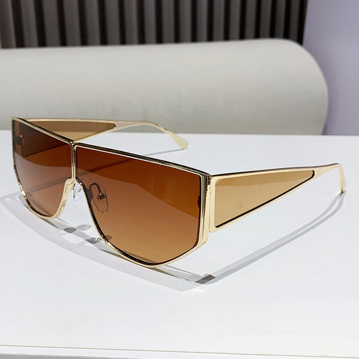 Men's Bold Statement Shield Sunglasses Skanto