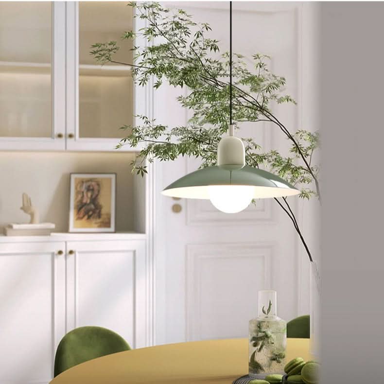 Skanto | Moderne Macaron Bauhaus Pendellampe – Jernskjerm