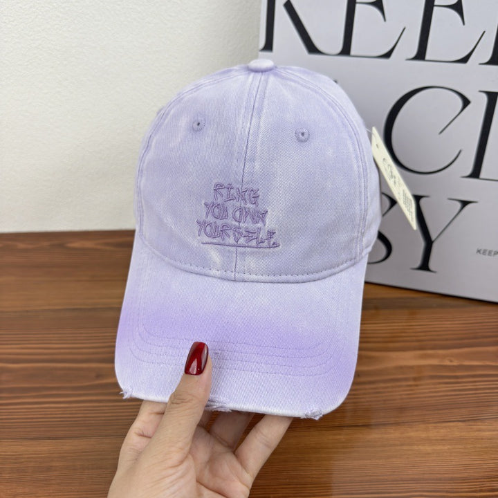 Kvinne's Slitt Motiverende Baseball Cap Skanto