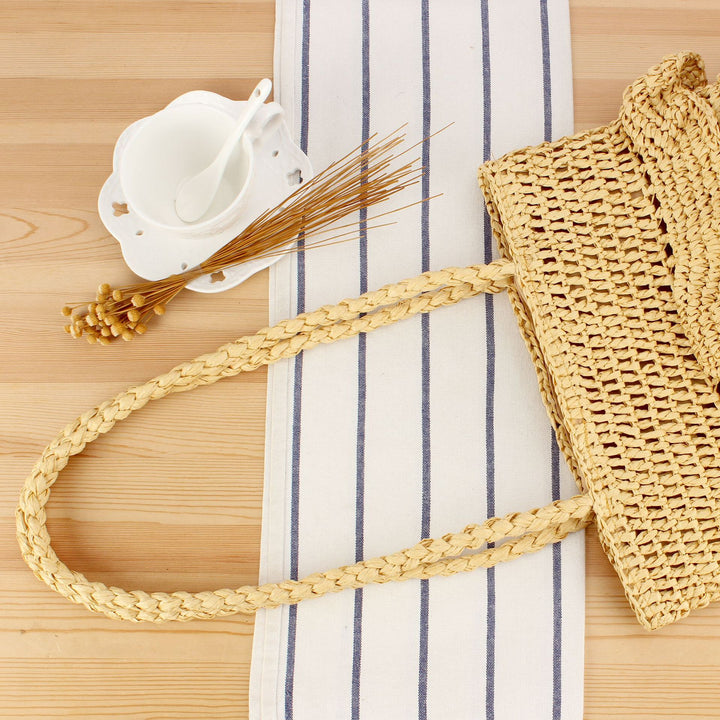 Modern Braided Bag with Ruffles Skanto