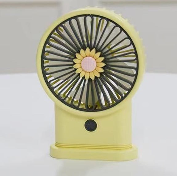 Damen tragbarer Ventilator mit kreativem Blumenmotiv Skanto
