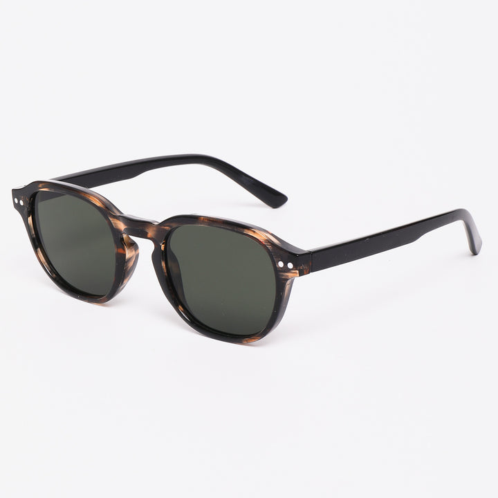 Dame solbrille i stilfullt skilpadde-design Skanto