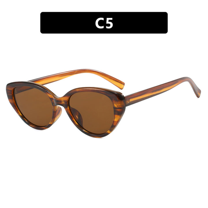 Dame Cat-Eye solbriller med moderne design og UV-beskyttelse Skanto