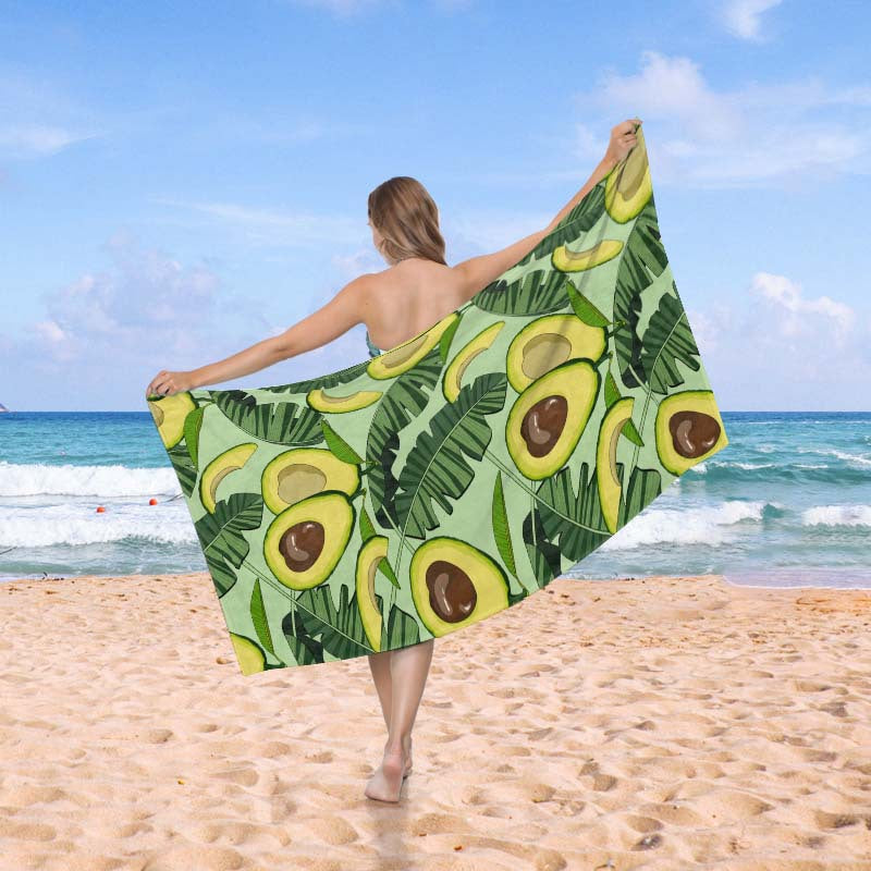 Strandpledd i eksklusiv mosaikkdesign Skanto