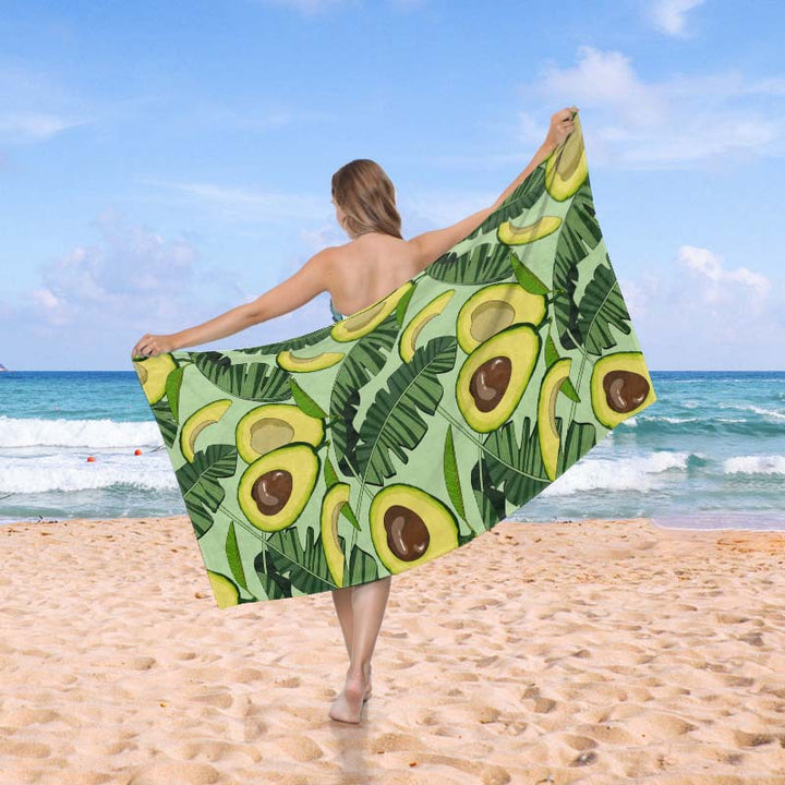 Strandpledd i eksklusiv mosaikkdesign Skanto