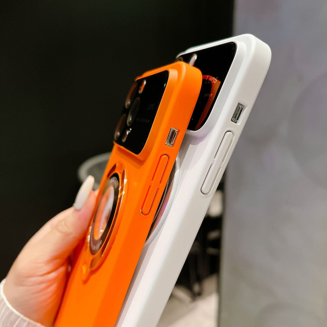 Skanto | MagSafe iPhone-deksel med integrert stativ og stort vindusdtegn