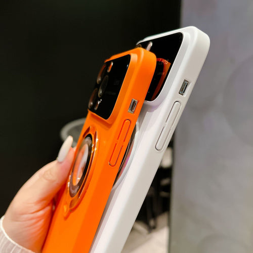 Skanto | MagSafe iPhone-deksel med integrert stativ og stort vindusdtegn