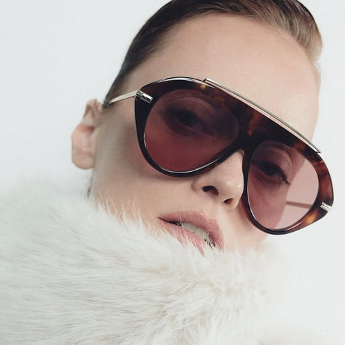 Women's sunglasses in elegant hexagon design Skanto