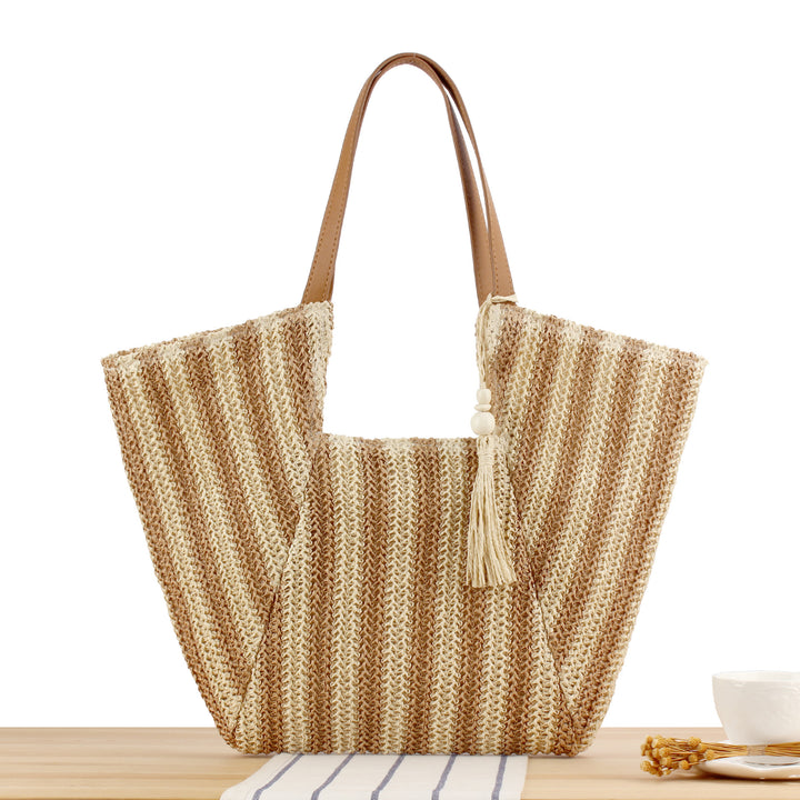 Modern market crossover bag with elegant fringe Skanto